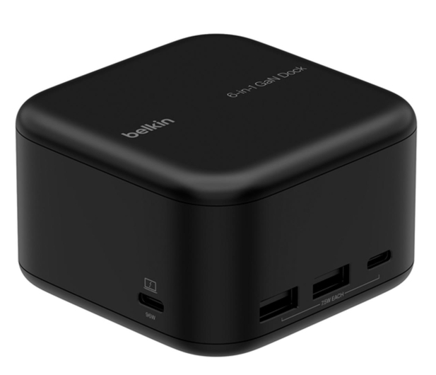 BELKIN GaN 6w1 USB-A USB-C Eth HDMI PD INC018vfBK - 1241066 - zdjęcie